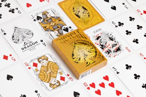 Bicycle Gold Dragon Foil Premium Playing Cards – 1 Deck