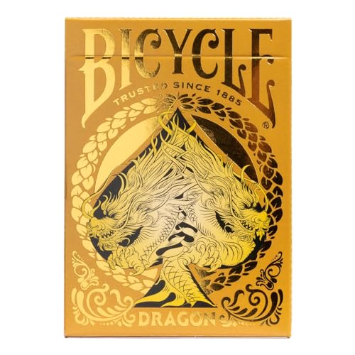 Bicycle Gold Dragon Foil Premium Playing Cards – 1 Deck