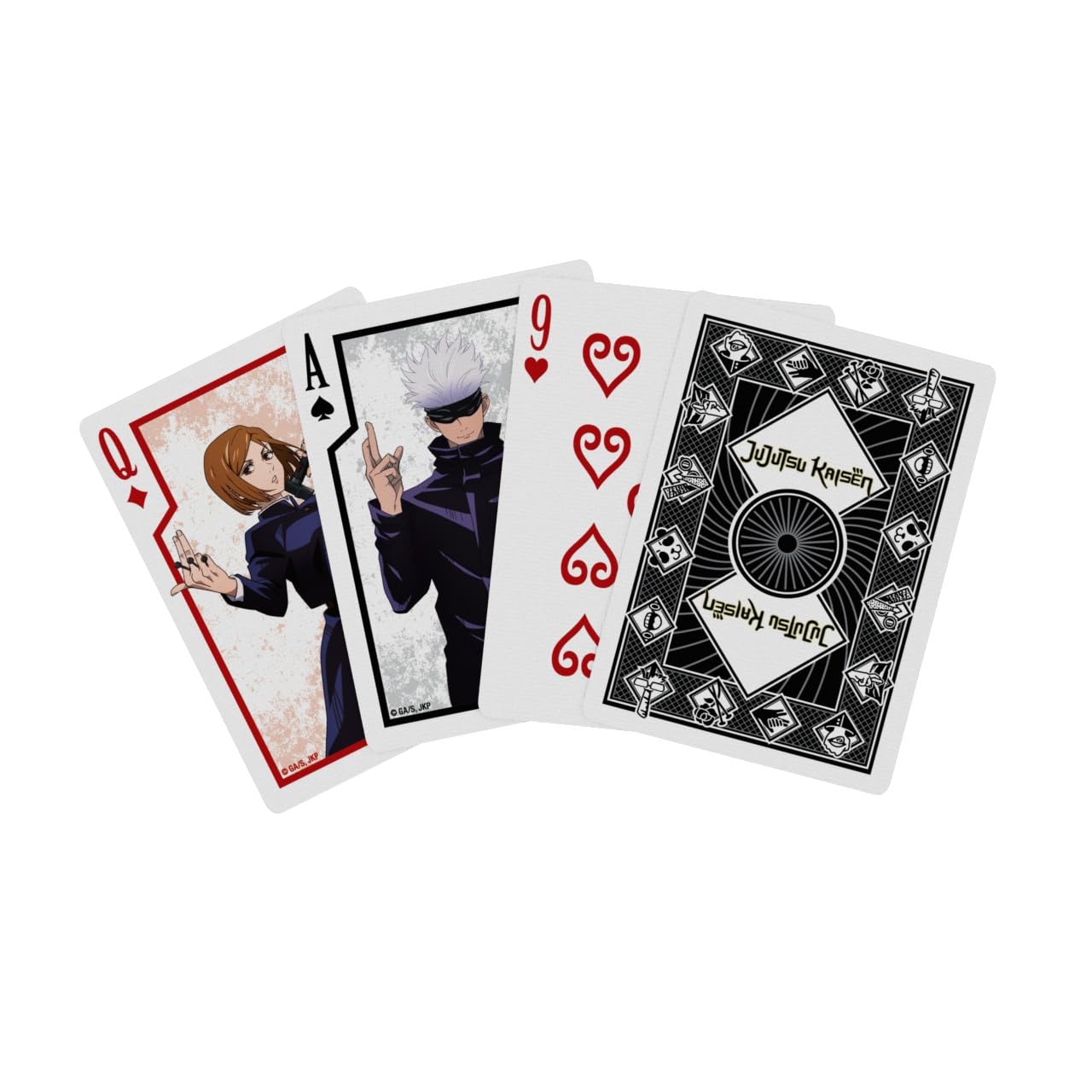 Bicycle Jujutsu Kaisen Collectible 52-Card Deck – Poker Size, Anime Gift for Family & Kids