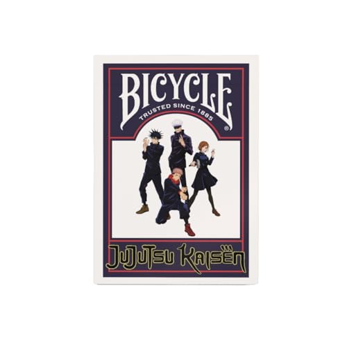 Bicycle Jujutsu Kaisen Collectible 52-Card Deck – Poker Size, Anime Gift for Family & Kids
