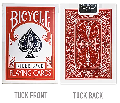 Bicycle Rider Back Standard Index Playing Cards – 12-Deck Bulk Pack (Poker Size, Red & Blue Backs)