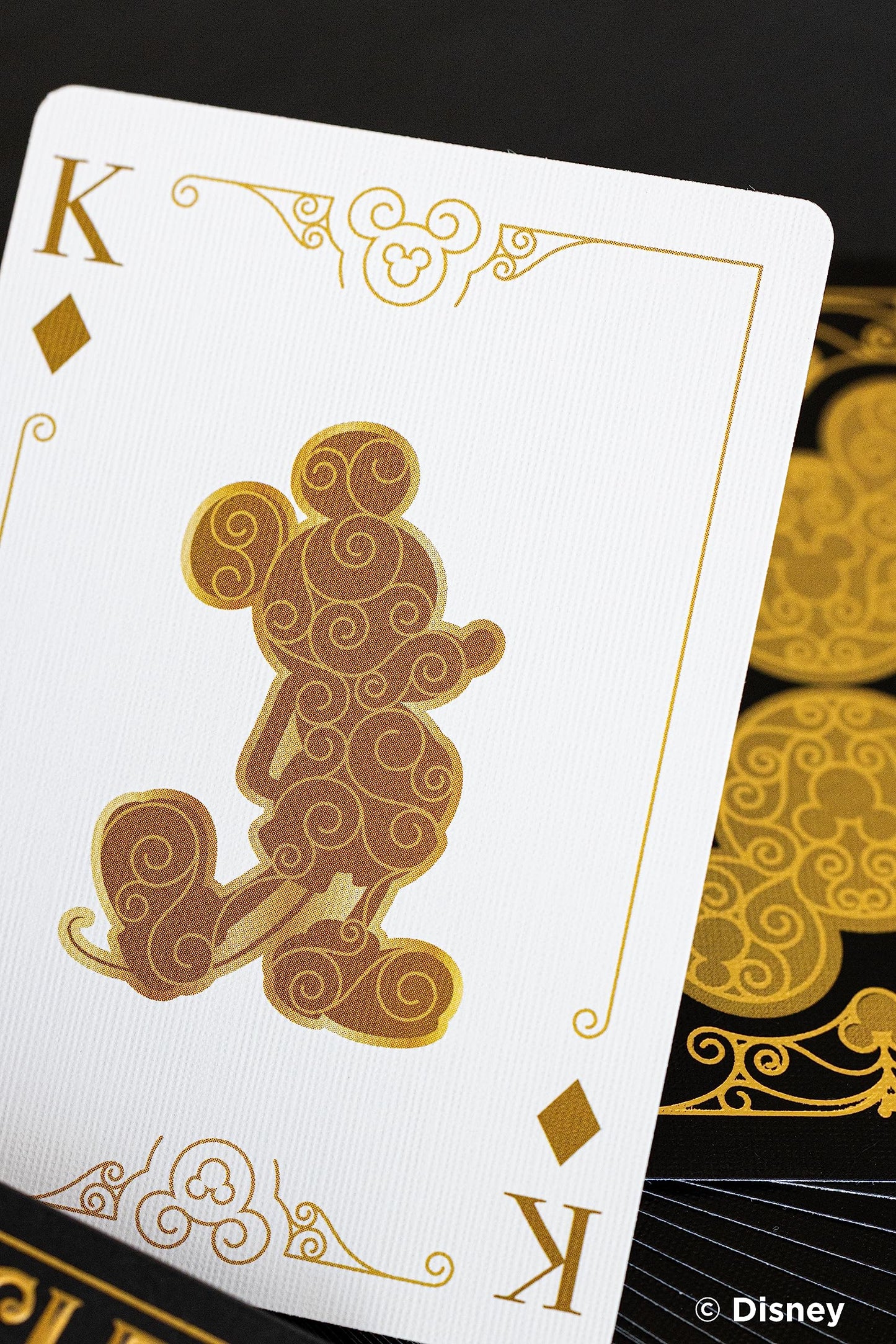 Bicycle Mickey Black & Gold Playing Cards – Metalluxe Foil, Hidden Mickeys, Made in USA