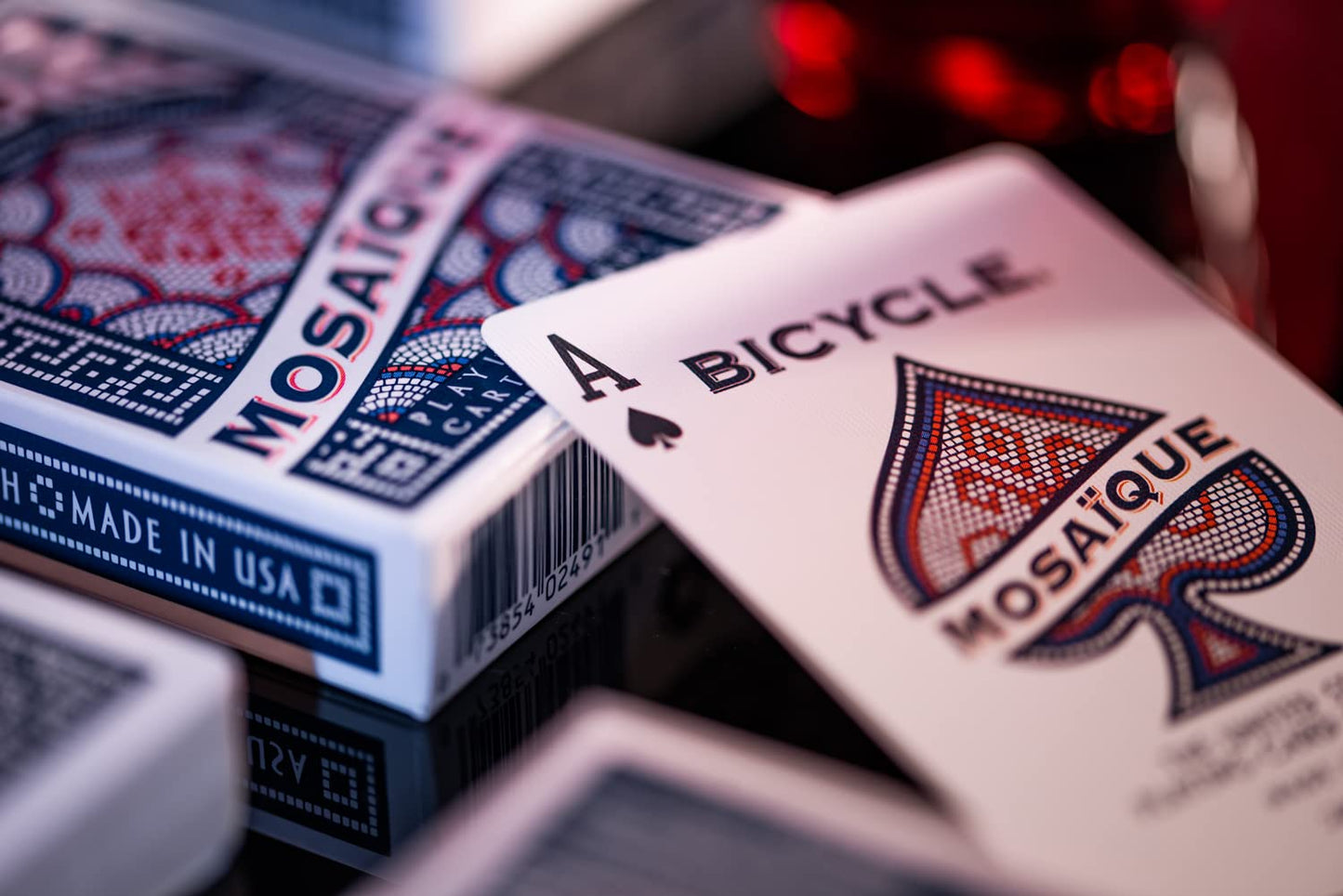 Bicycle Mosaique Playing Cards – Premium USA-Made Mosaic-Style Deck