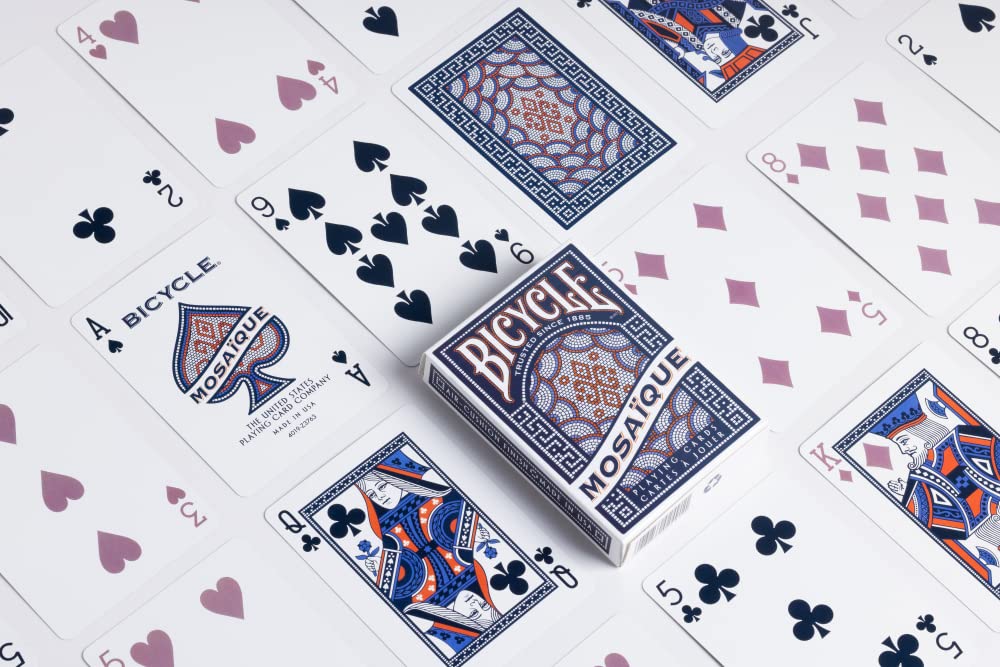 Bicycle Mosaique Playing Cards – Premium USA-Made Mosaic-Style Deck