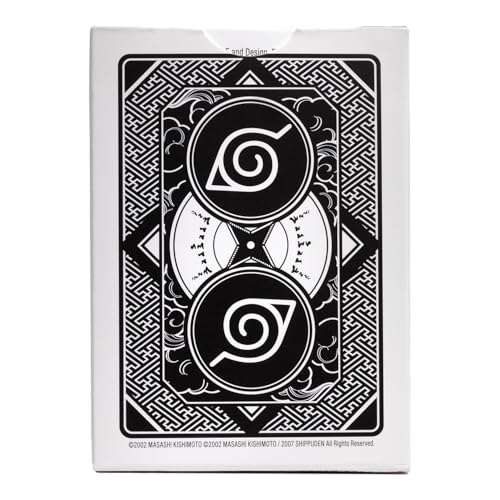 Bicycle Naruto Shippuden Playing Cards – Leaf Village Back, Air Cushion Finish, 1 Deck