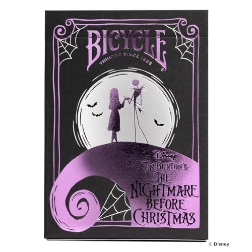 Bicycle Nightmare Before Christmas Playing Cards – Jack Skellington Deck
