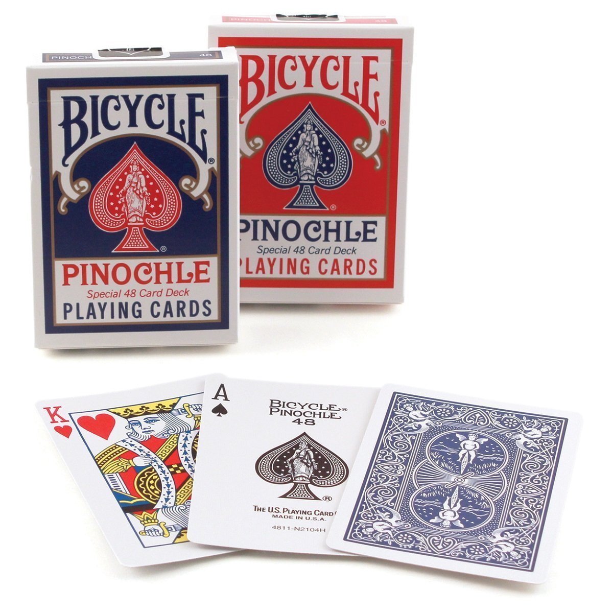 Bicycle Pinochle Playing Cards – Pack of 4 Decks
