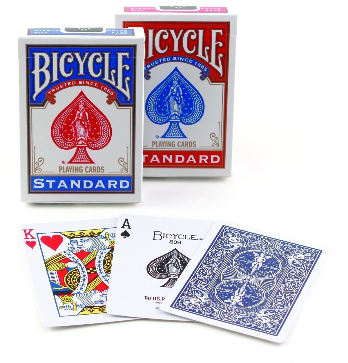 Bicycle Poker Size Cards – 2-Deck Player's Pack | Standard Index