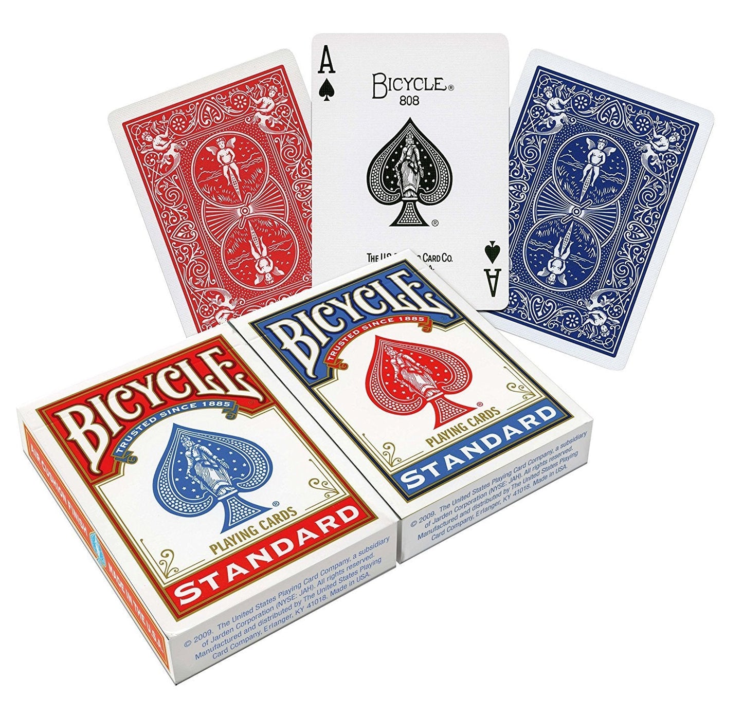 Bicycle Poker Size Cards – 2-Deck Player's Pack | Standard Index