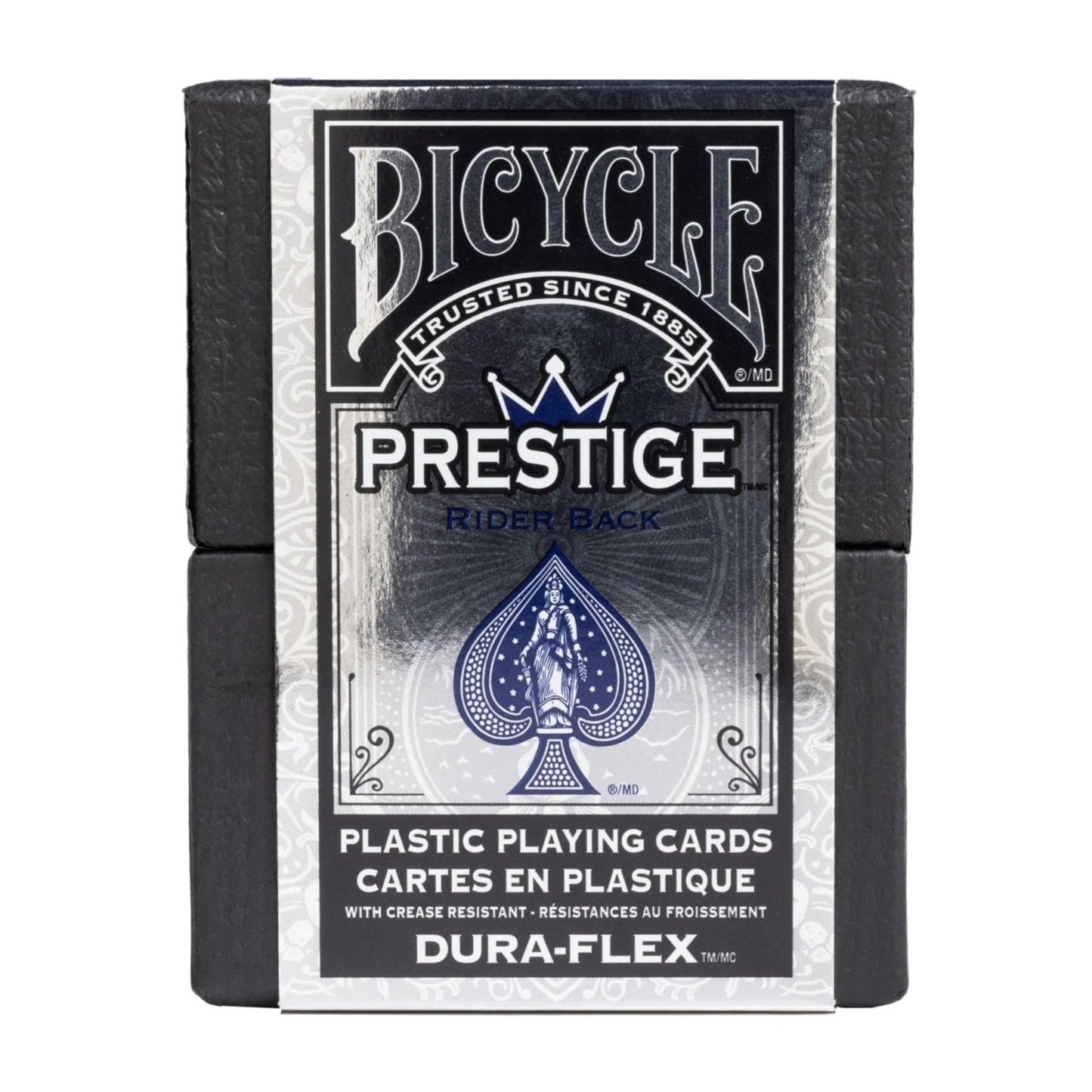 Bicycle Prestige Plastic Playing Cards – Pack of 6 (Blue & Red Back)