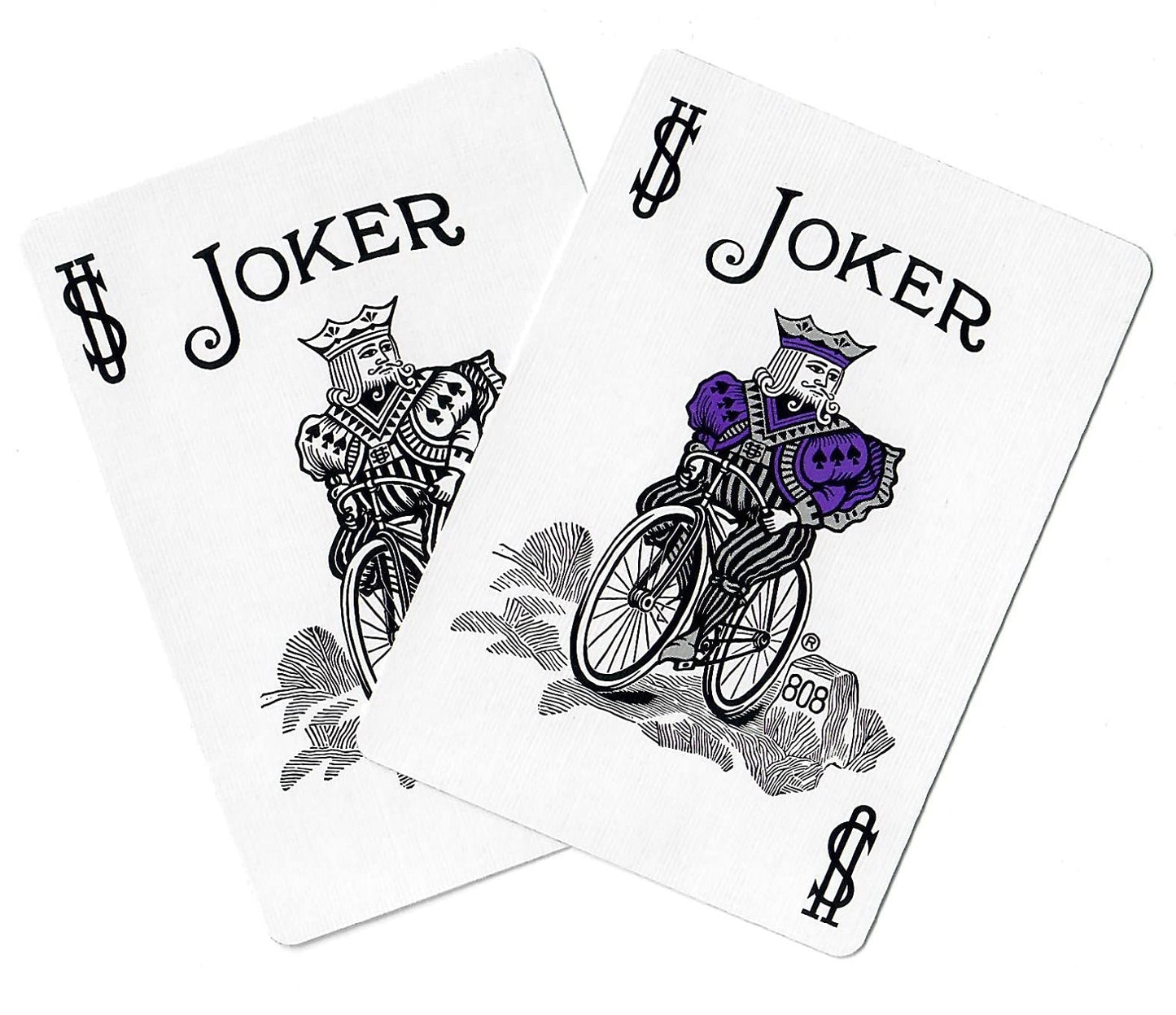 Bicycle Purple Rider Back Playing Card Deck – Poker Size | USPC Quality