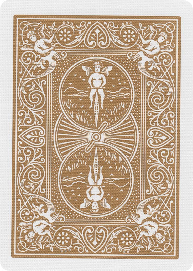 Bicycle Rider Back Gold Deck – US-Made Card Playing Cards by Bicycle