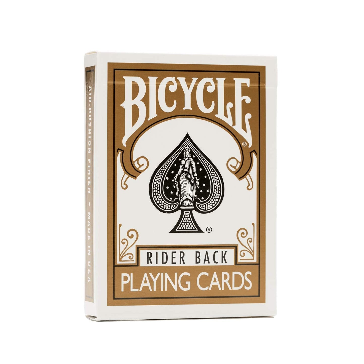 Bicycle Rider Back Gold Deck – US-Made Card Playing Cards by Bicycle