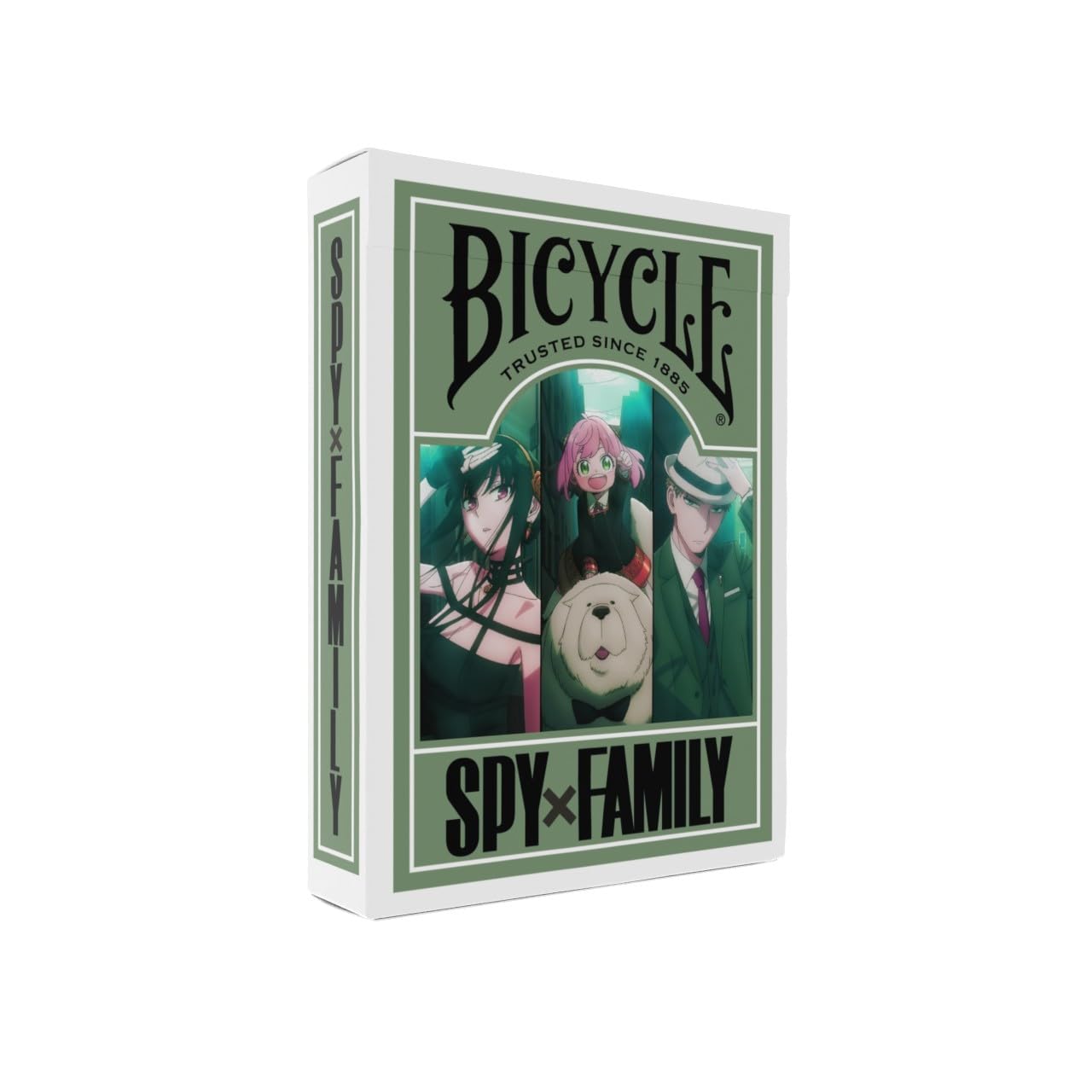 Bicycle Spy x Family Playing Cards – Collector Deck, 52-Poker Size, Air Cushion Finish, USA Made