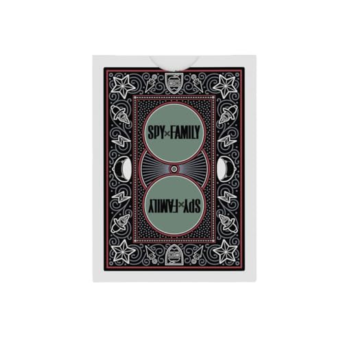 Bicycle Spy x Family Playing Cards – Collector Deck, 52-Poker Size, Air Cushion Finish, USA Made