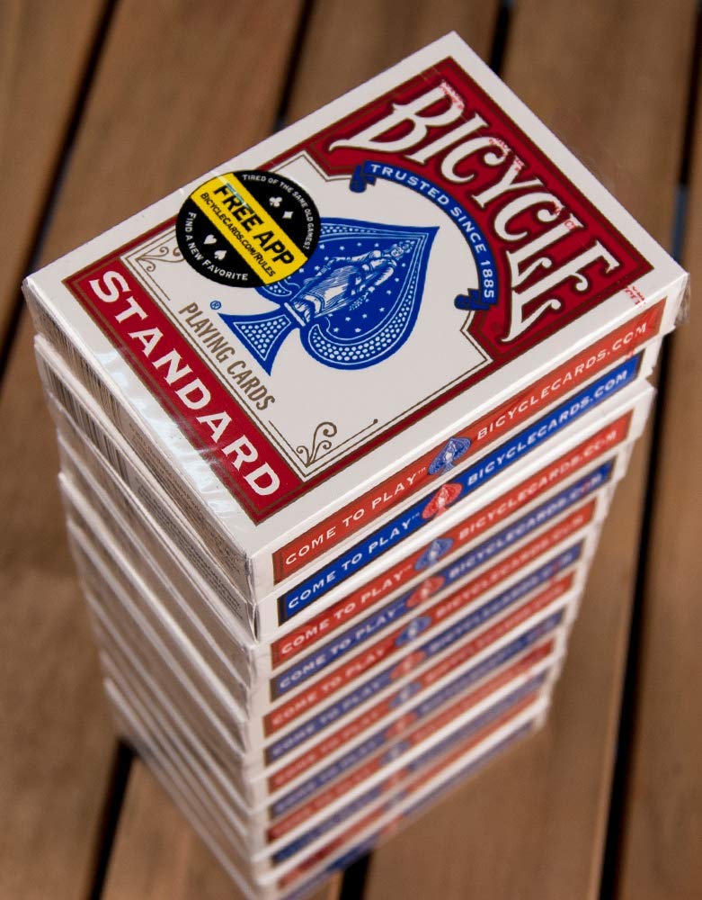 Bicycle Standard Index Playing Cards, 12 Pack – Classic US-Made Decks