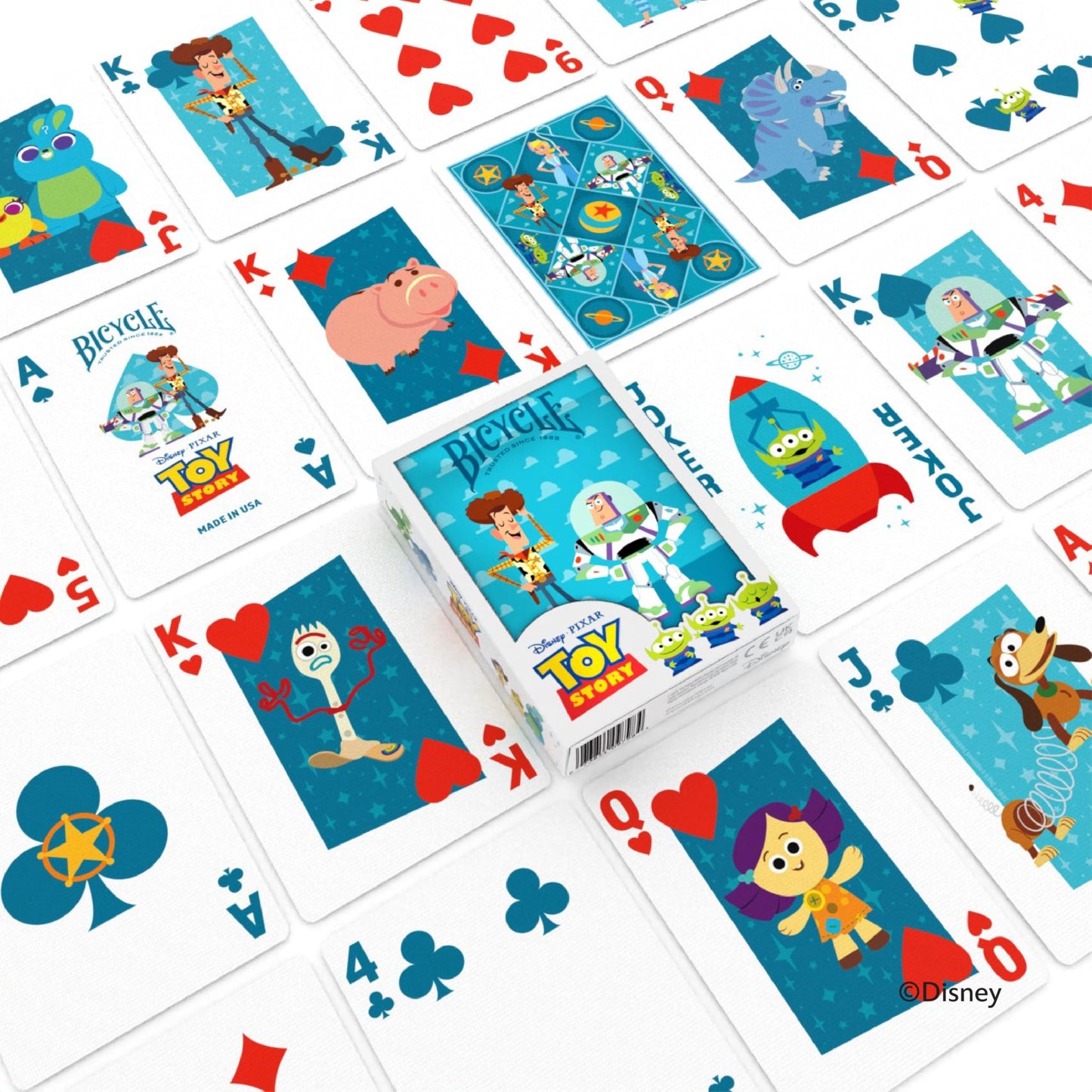 Bicycle Toy Story Inspired Playing Cards – Woody, Buzz, and Friends