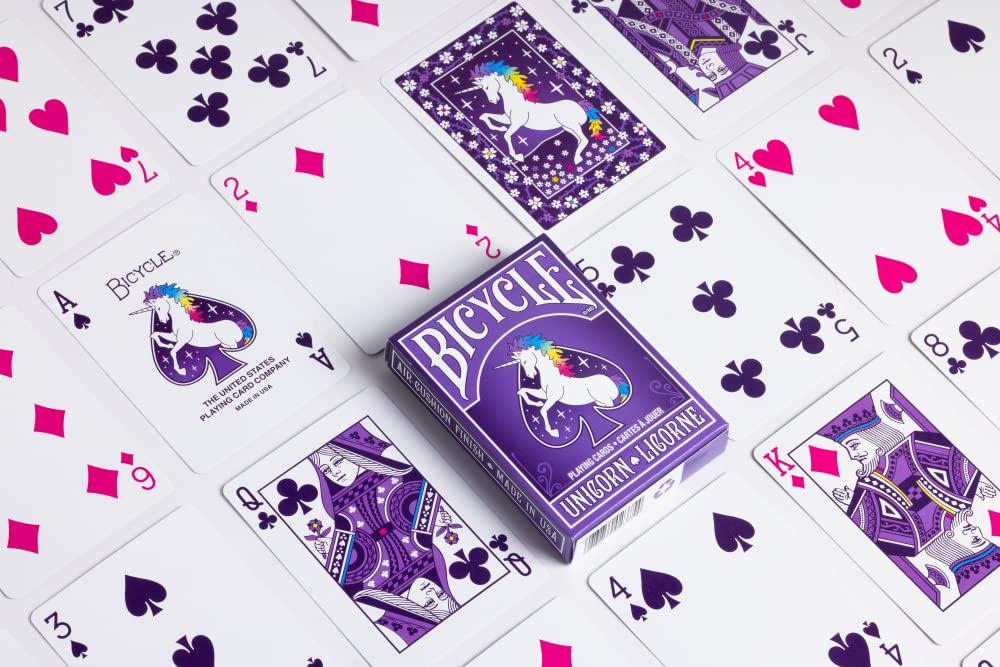Bicycle Unicorn Playing Cards – Premium US-Made Deck with Unicorn Back