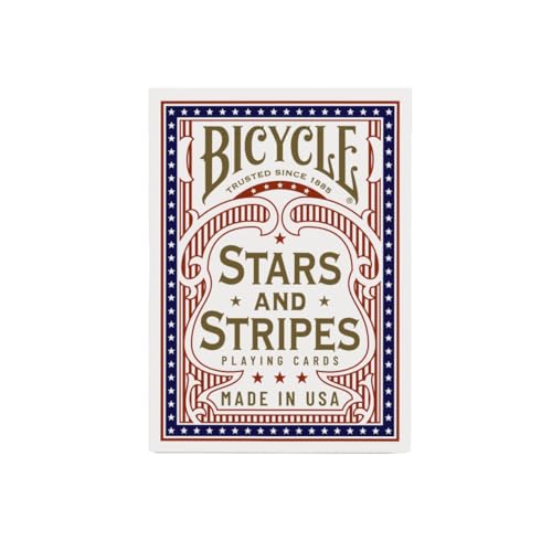 Bicycle Stars and Stripes Playing Card Deck – American Flag Design, USA Made