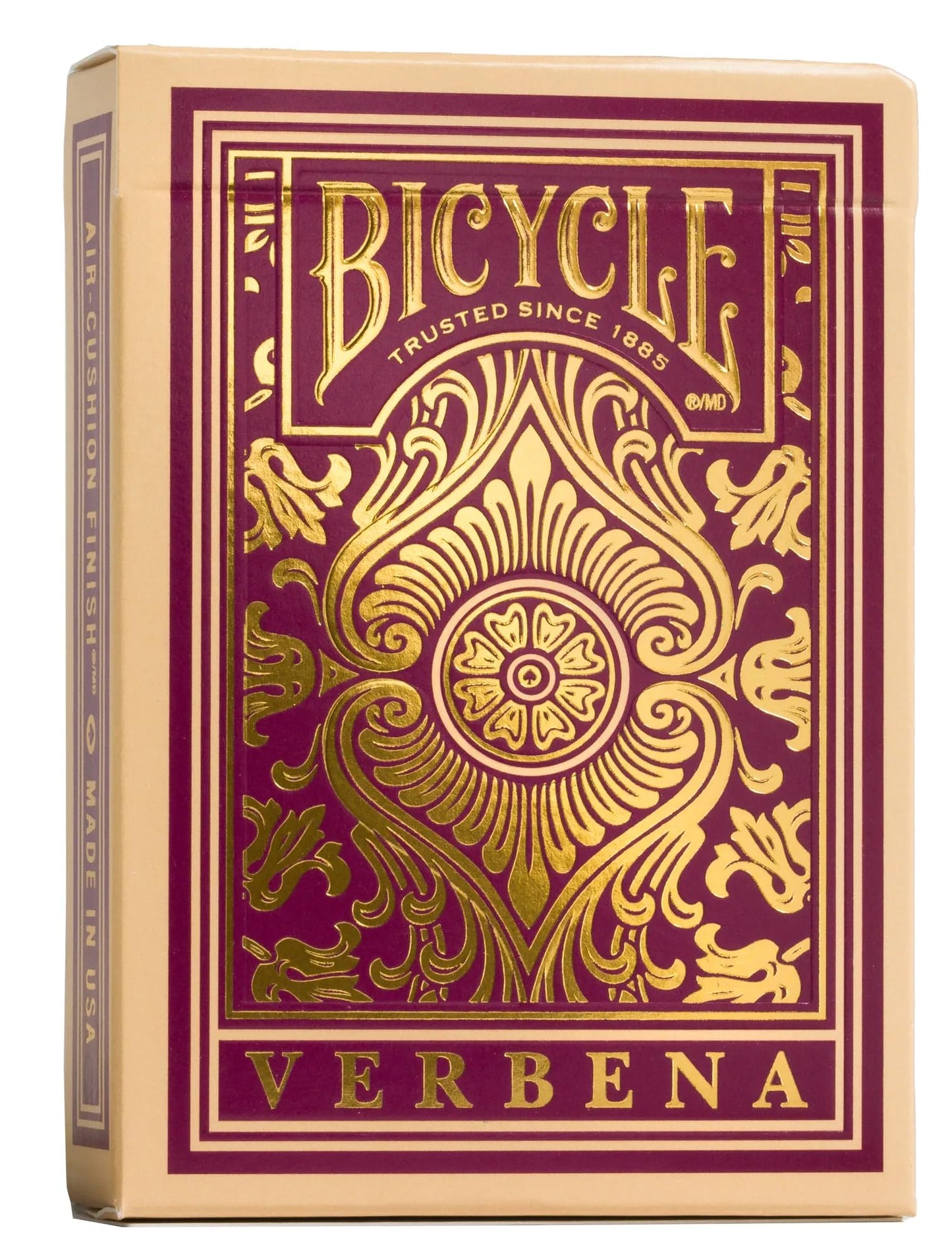 Bicycle Verbena Floral Premium Playing Cards with Gold Foil – 1 Deck