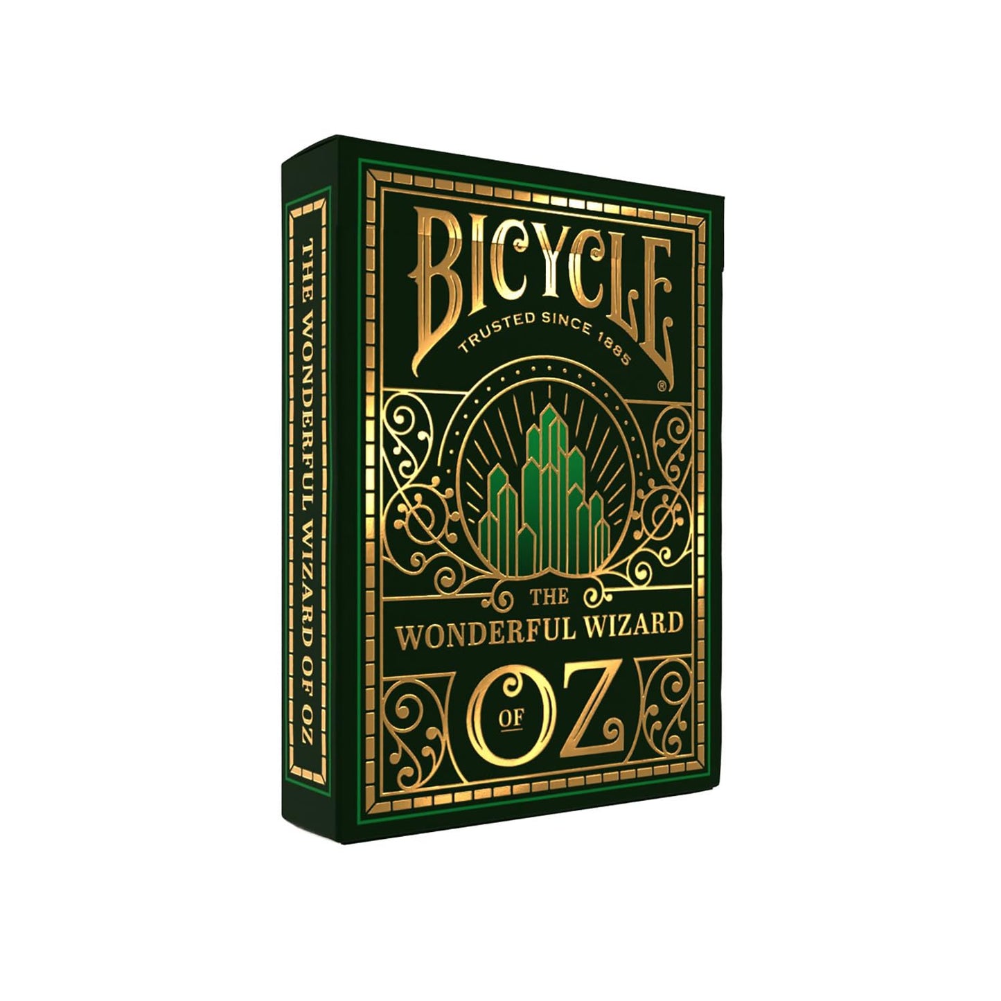 Bicycle Wizard of Oz Playing Cards – Emerald & Gold Deck by USPC