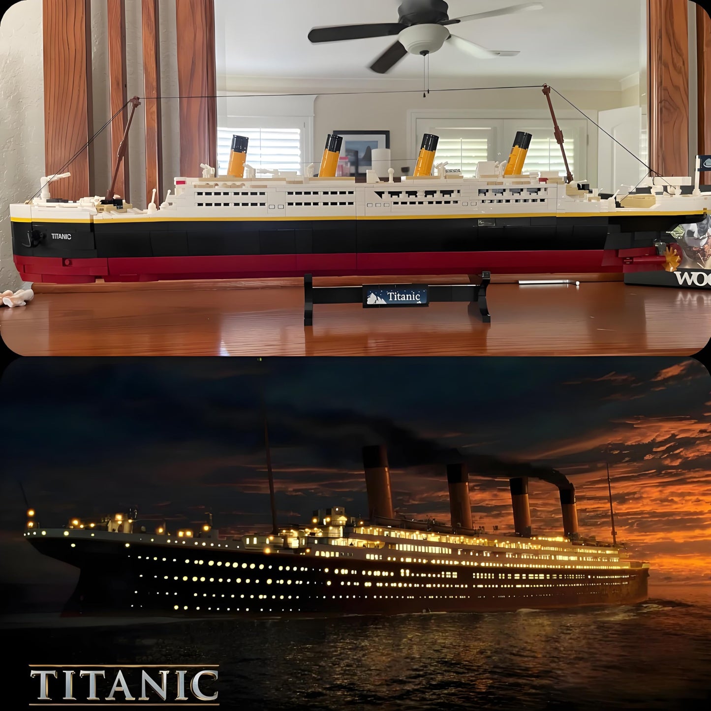 BIDIUTOY Titanic Model Kit - 2022-Piece Large 3D Puzzle