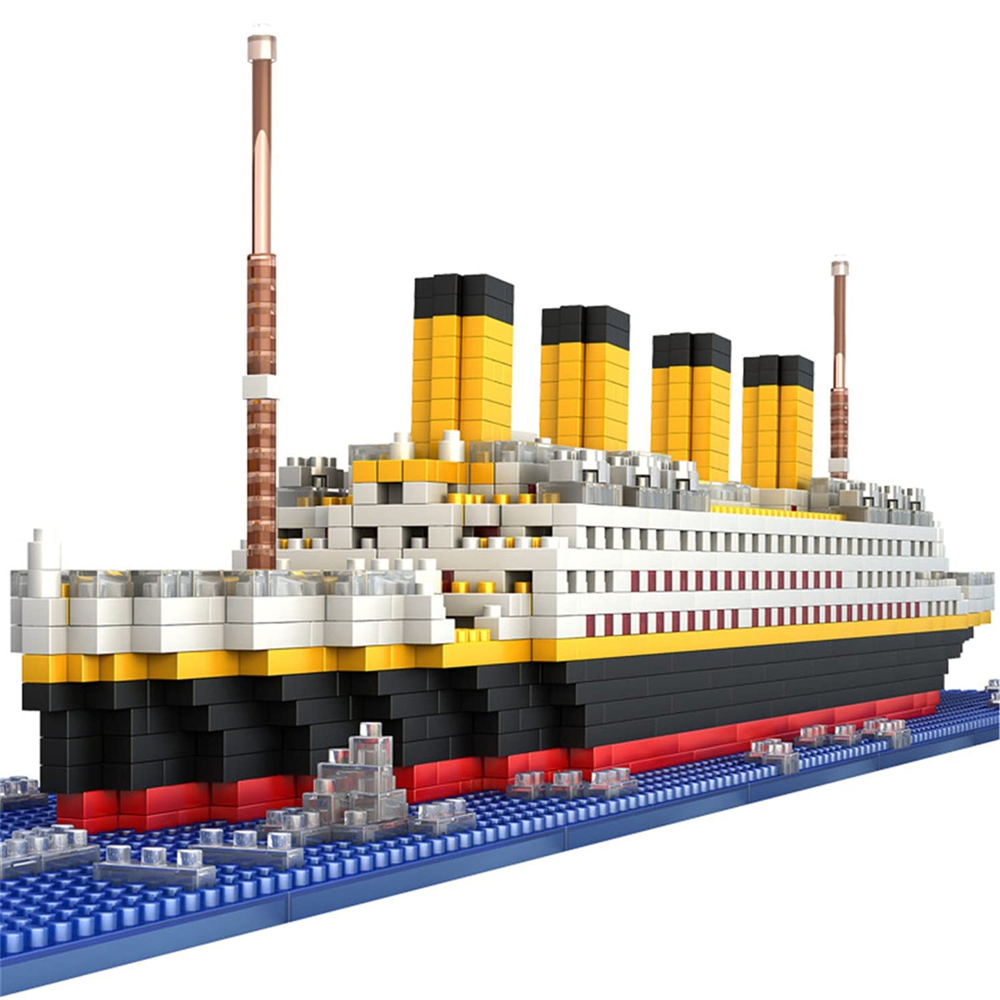 BIDIUTOY Titanic Ship Model Building Block Set – 1860 Micro Blocks | 3D Puzzle Toy