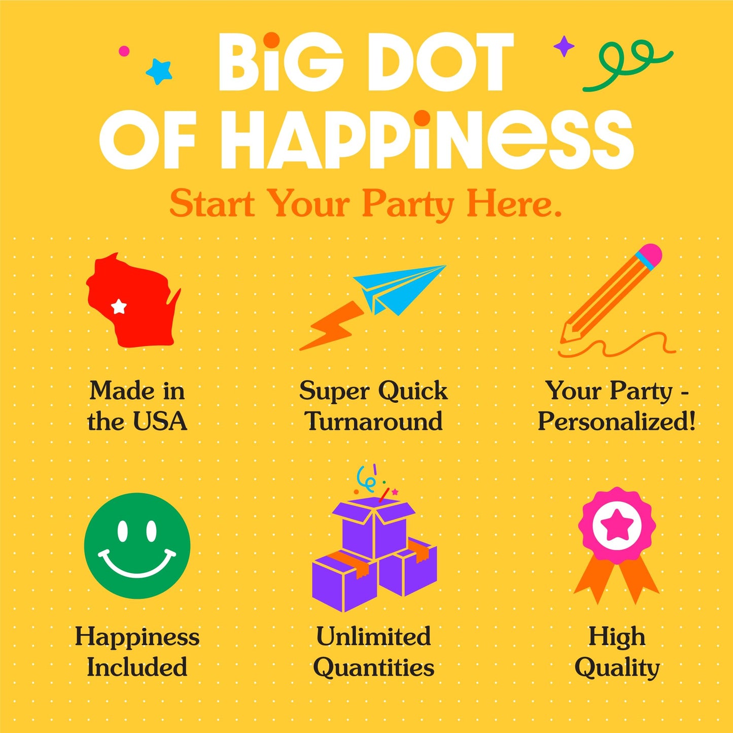 Big Dot of Happiness Blast Off to Outer Space – 20 Large Rocket Ship Decorations
