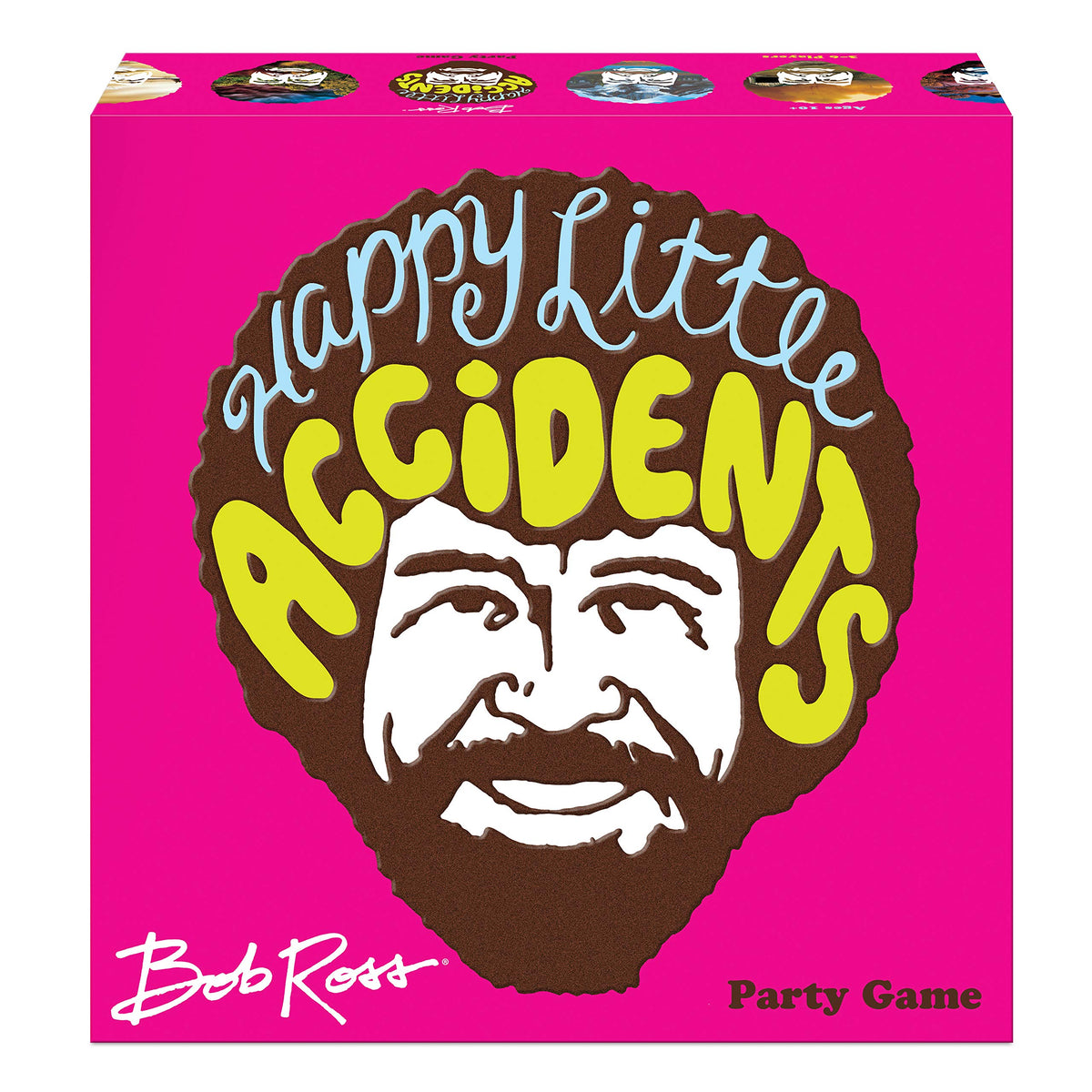 Big G Creative Bob Ross Happy Little Accidents Game – Quick 15-Minute Party Fun for 3–6 Players