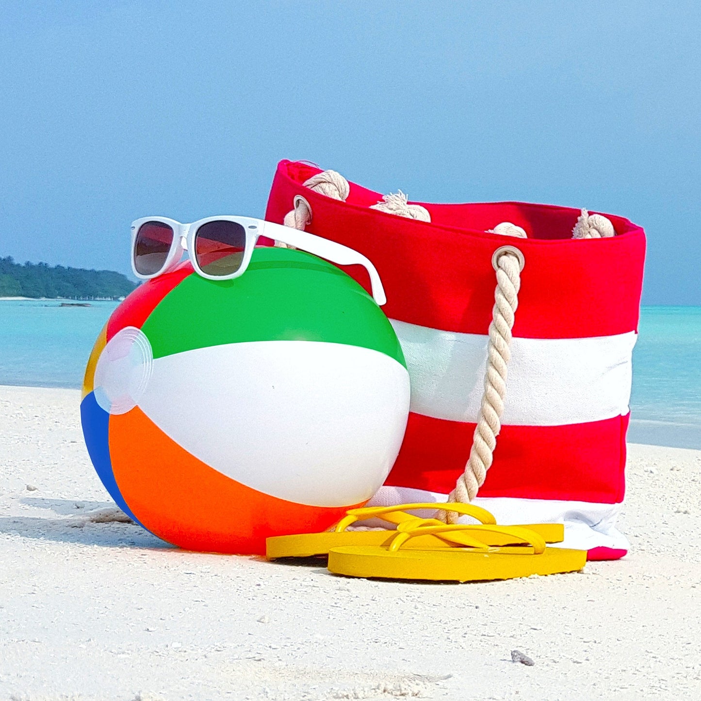 Big Mo's Toys 12-Inch Rainbow Beach Balls – 12-Pack for Beach and Pool Fun