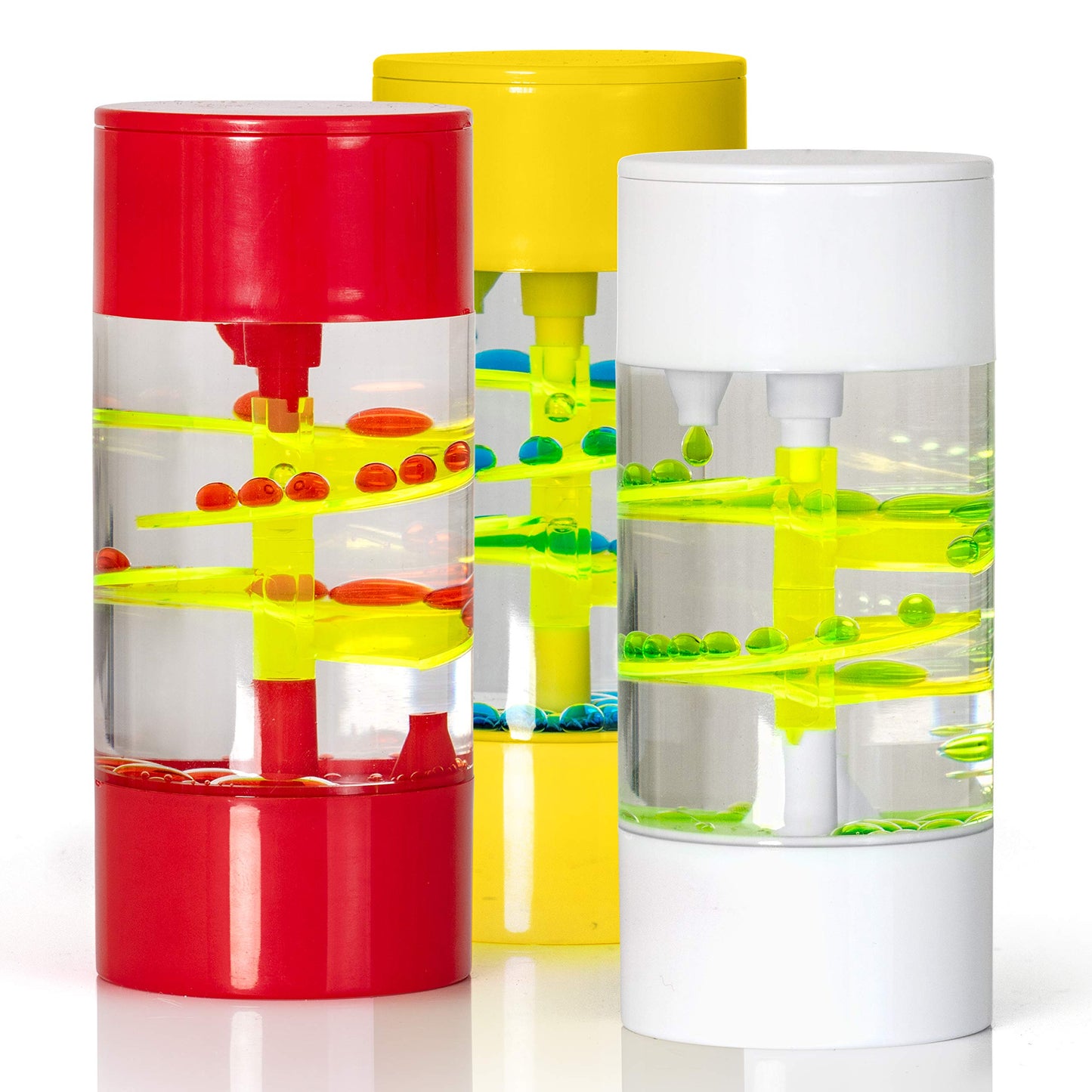 Big Mo's Toys Liquid Motion Spiral Timer – Sensory Bubble Fidget Toy for Focus & Calm