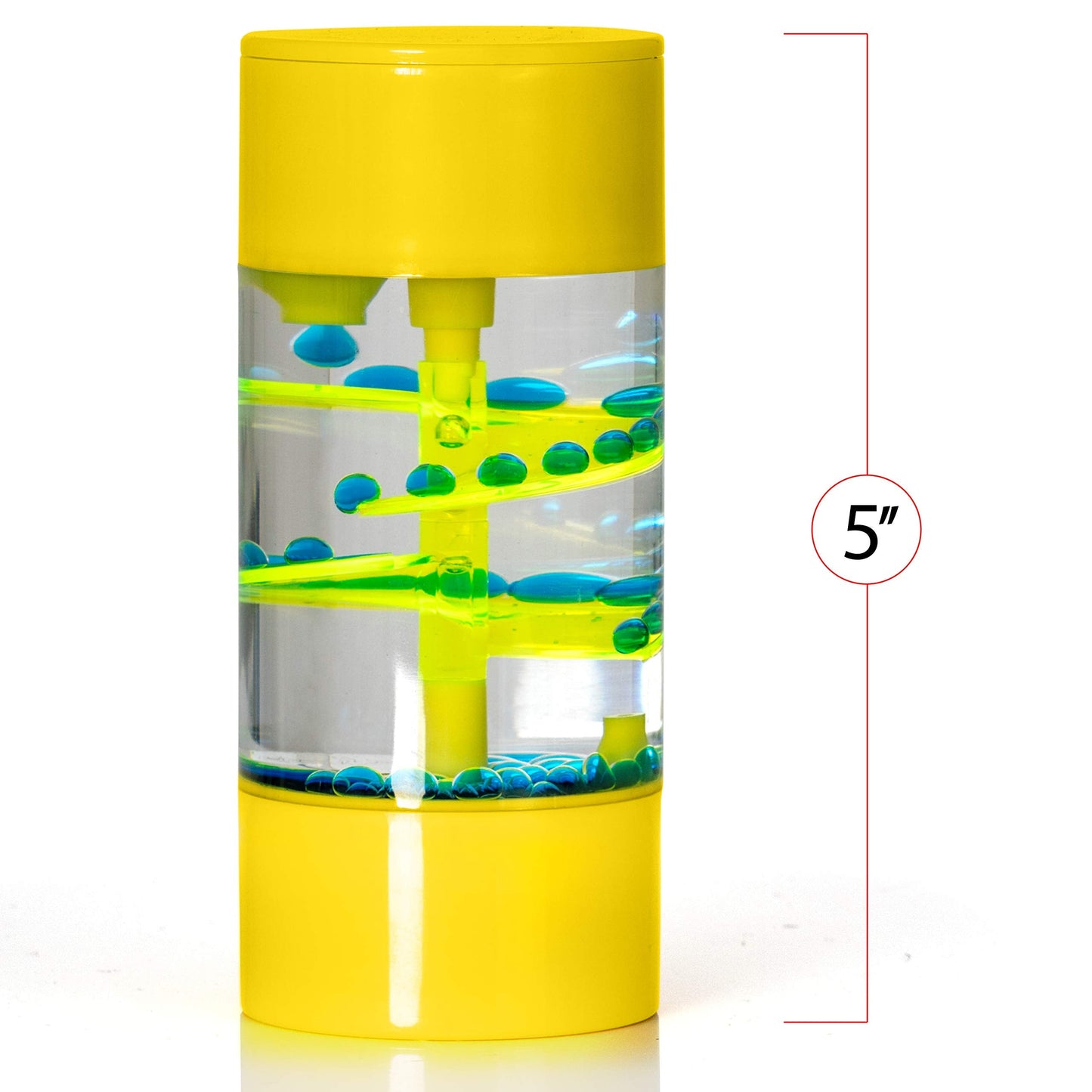 Big Mo's Toys Liquid Motion Spiral Timer – Sensory Bubble Fidget Toy for Focus & Calm