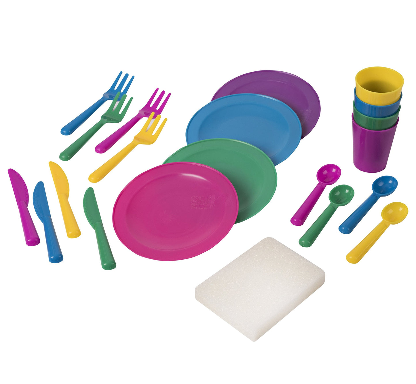 Big Mo’s Toys Pretend Play Dishes Playset – 28-Piece Little Chef Kitchen Set for Kids
