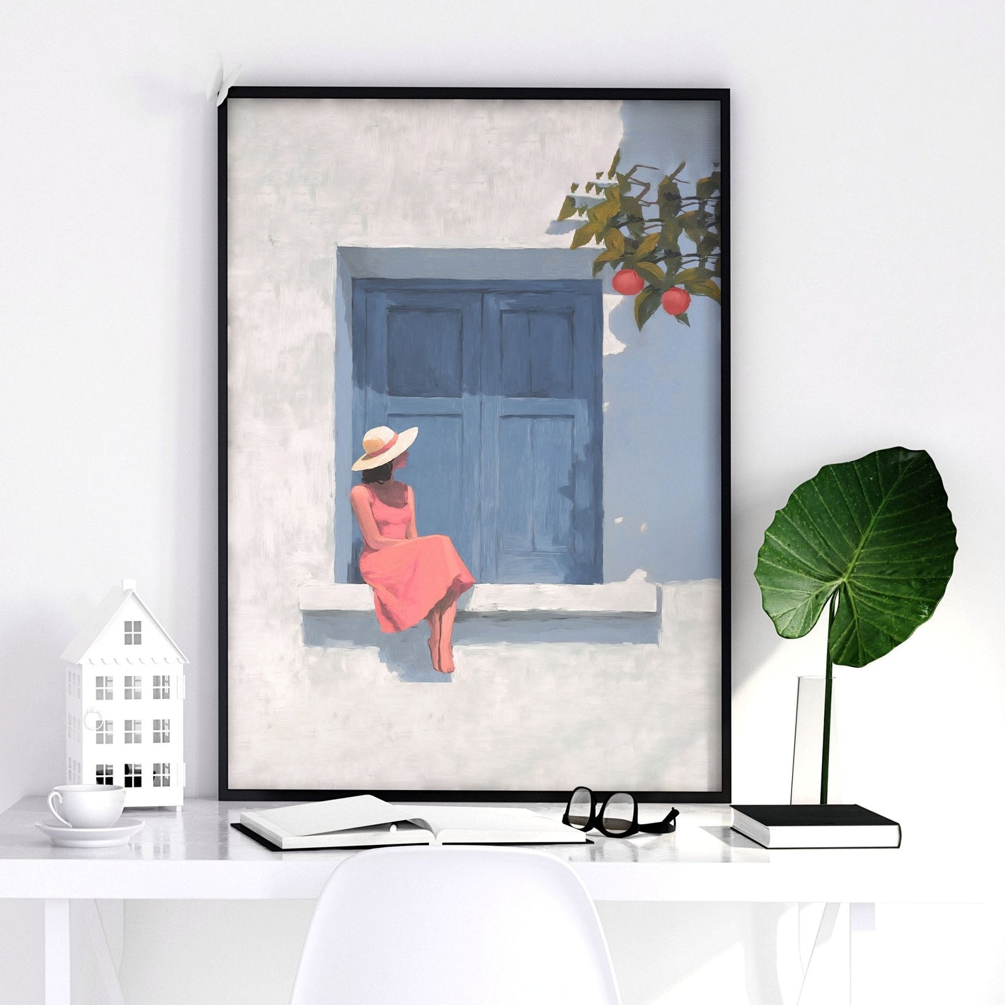 Big Poster For Home Office | Set of 3 Italian Lifestyle Wall art Prints