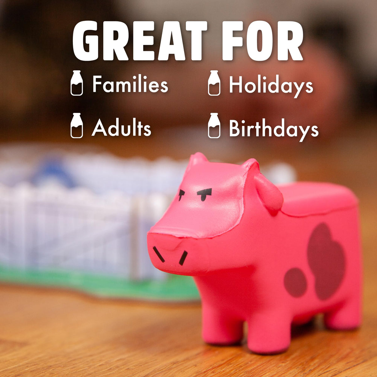 Herd Mentality: Udderly Funny Family Board Game by Big Potato | 4-20 Players + 20 Extra Questions
