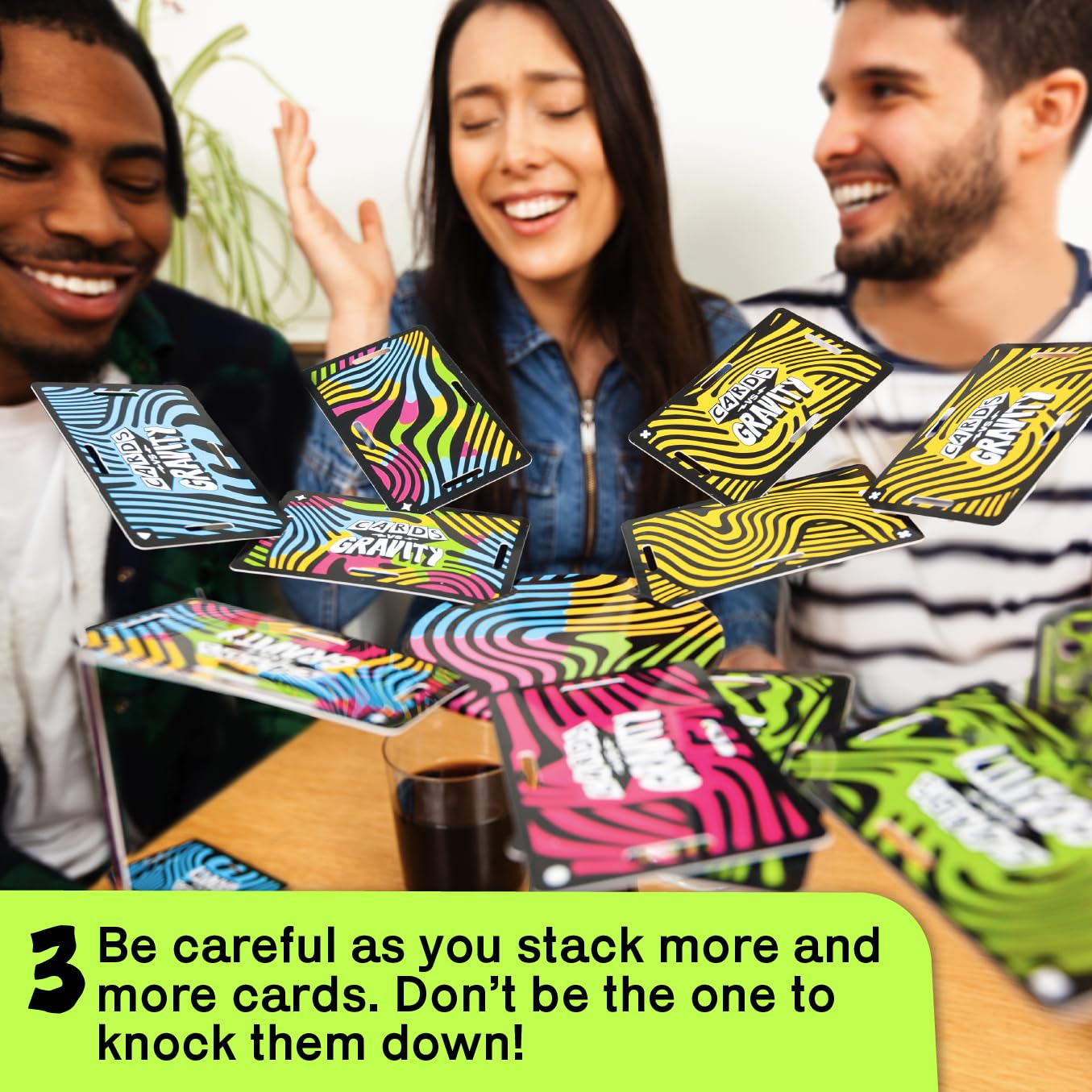 Big Potato Cards vs Gravity Pro: Ultimate Stacking & Balancing Travel Game – Waterproof, 2-8 Players