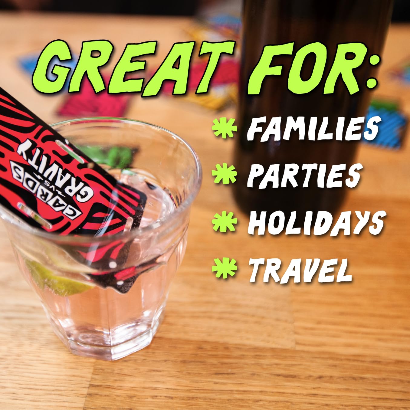 Big Potato Cards vs Gravity Pro: Ultimate Stacking & Balancing Travel Game – Waterproof, 2-8 Players
