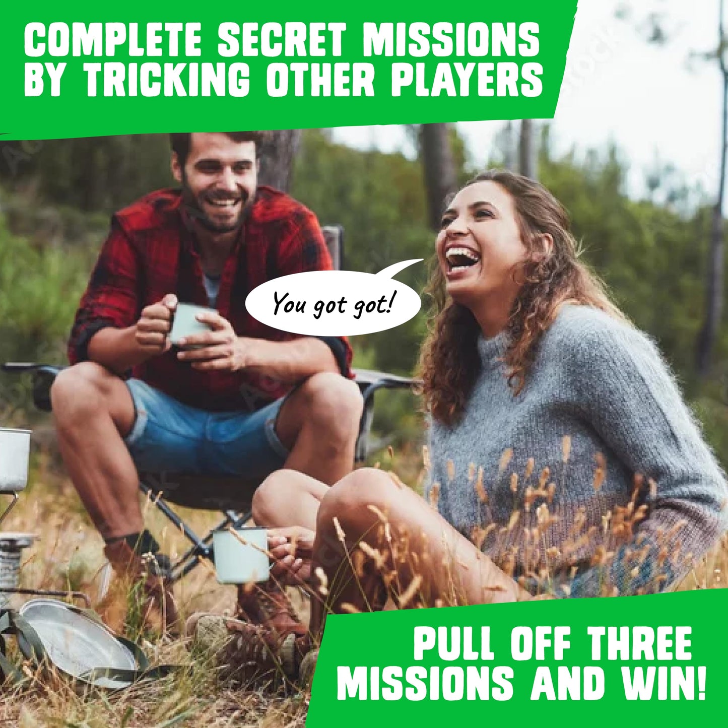 Big Potato Don't Get Got: Outdoor Edition | Award-Winning Secret Missions Game for Adults and Family