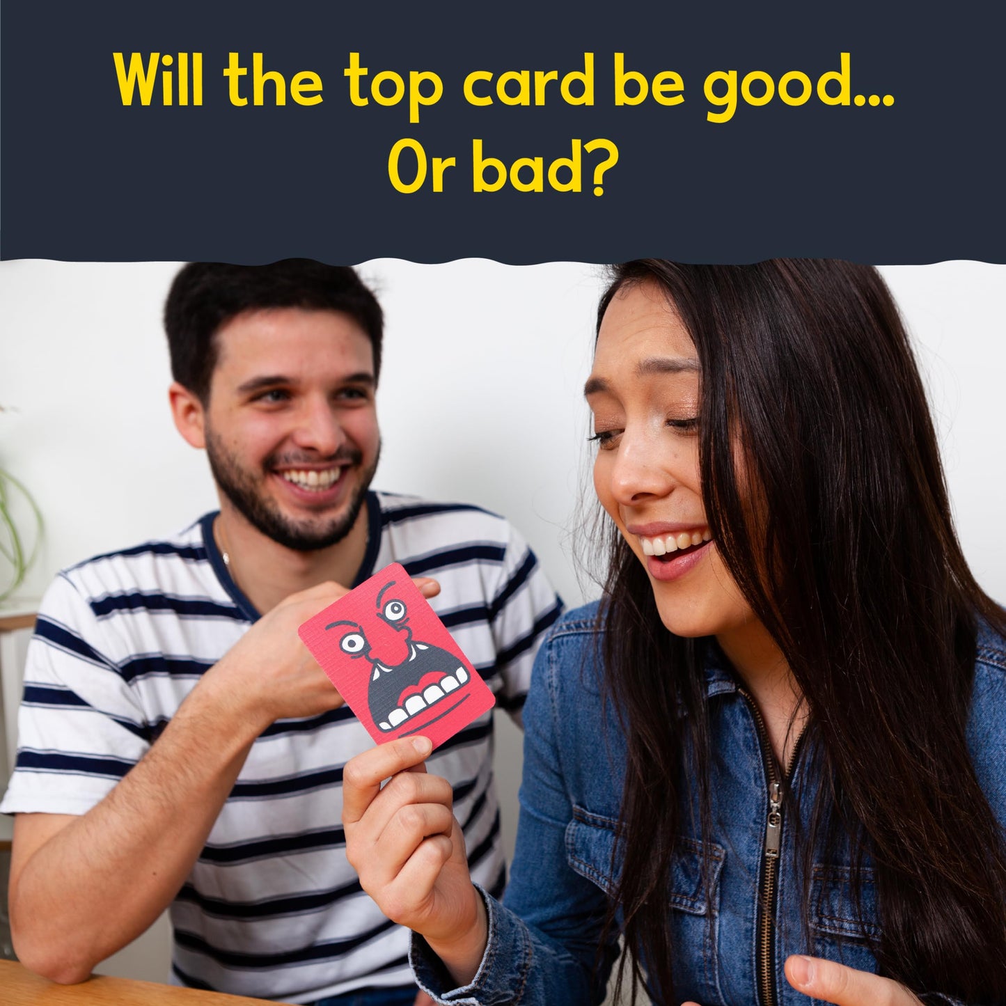 Big Potato Good Face Bad Face – Hilarious Travel Party Card Game for Family & Adults