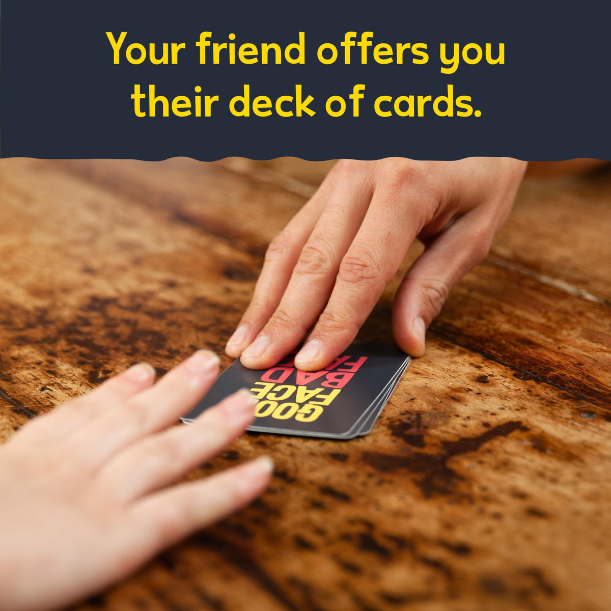 Big Potato Good Face Bad Face – Hilarious Travel Party Card Game for Family & Adults