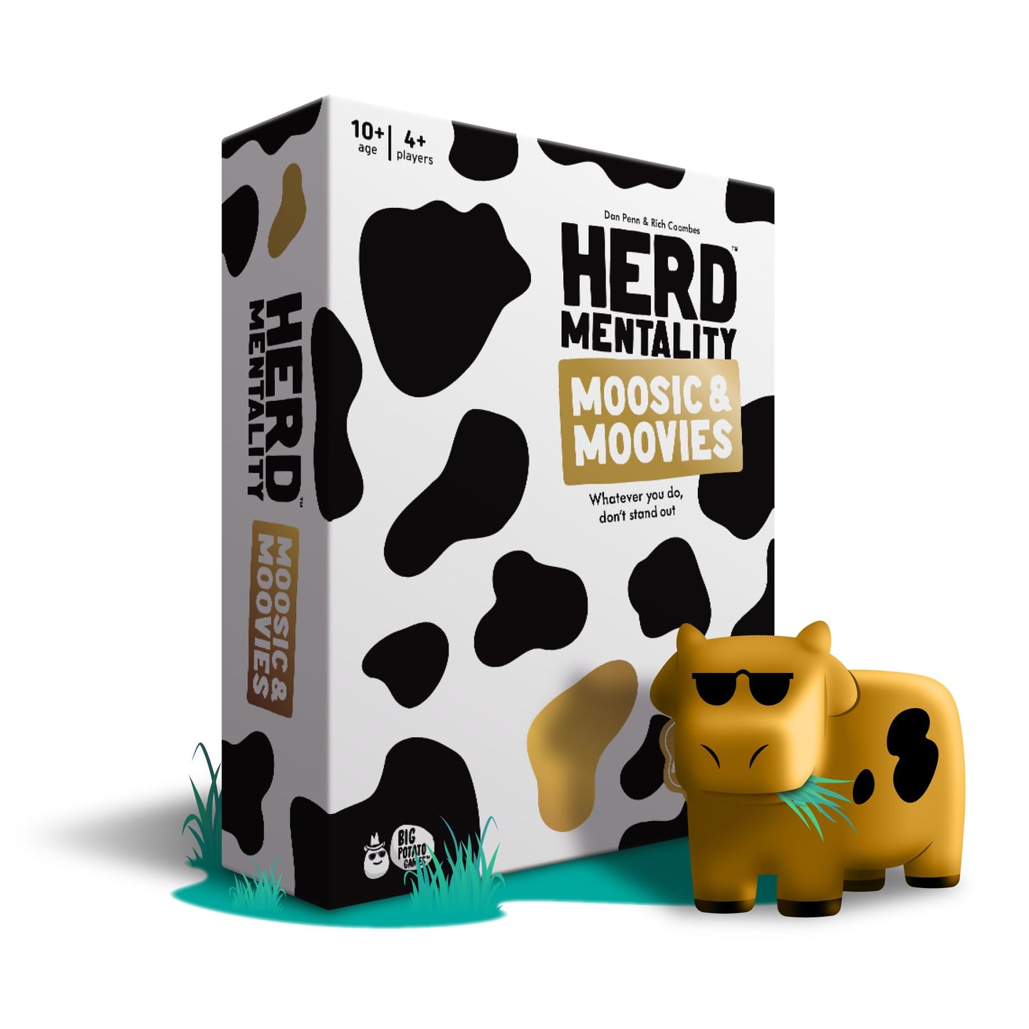 Big Potato Herd Mentality Moovies & Moosic Board Game – Family Movie & Music Expansion