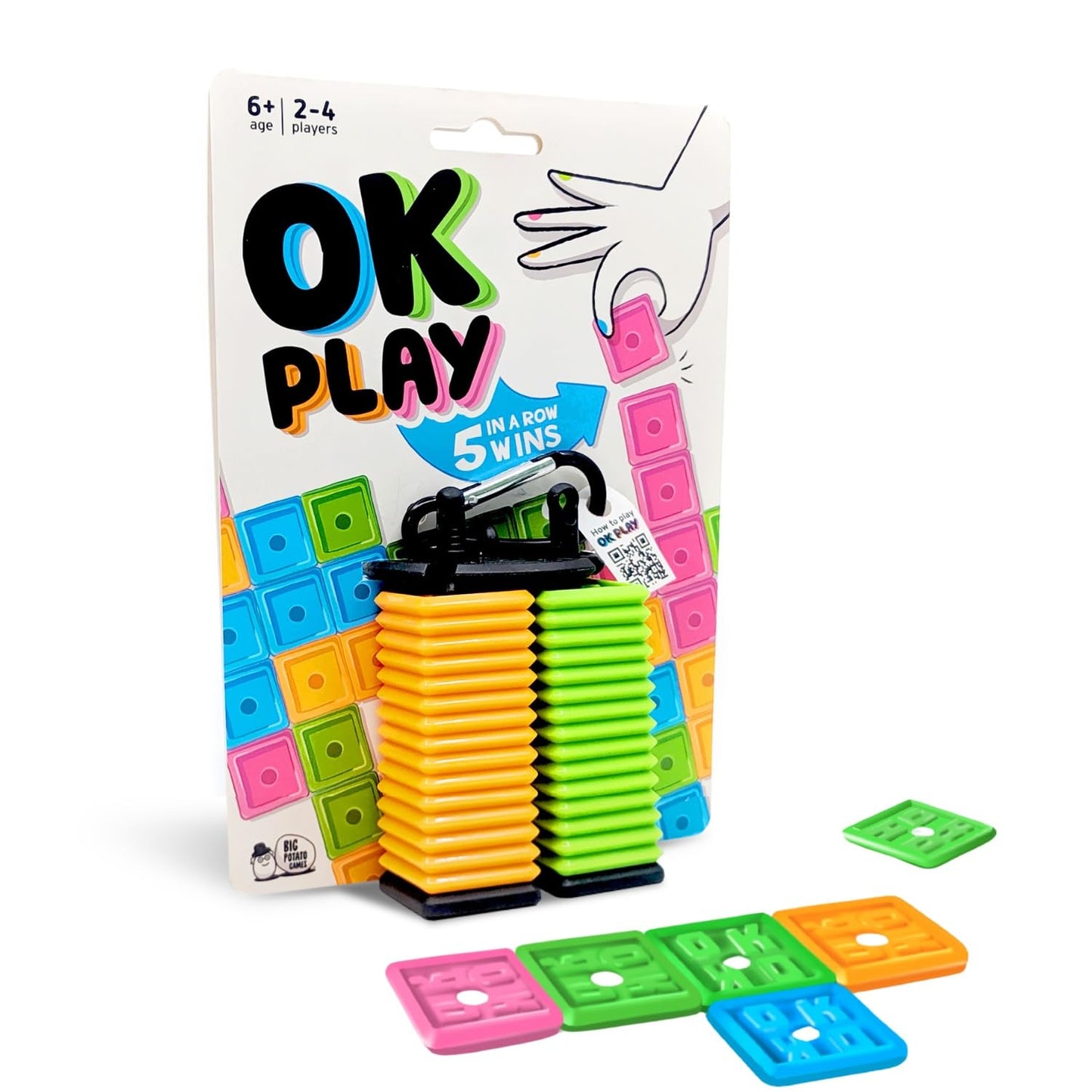 OK Play by Big Potato – Award-Winning Travel Game for 2–4 Players