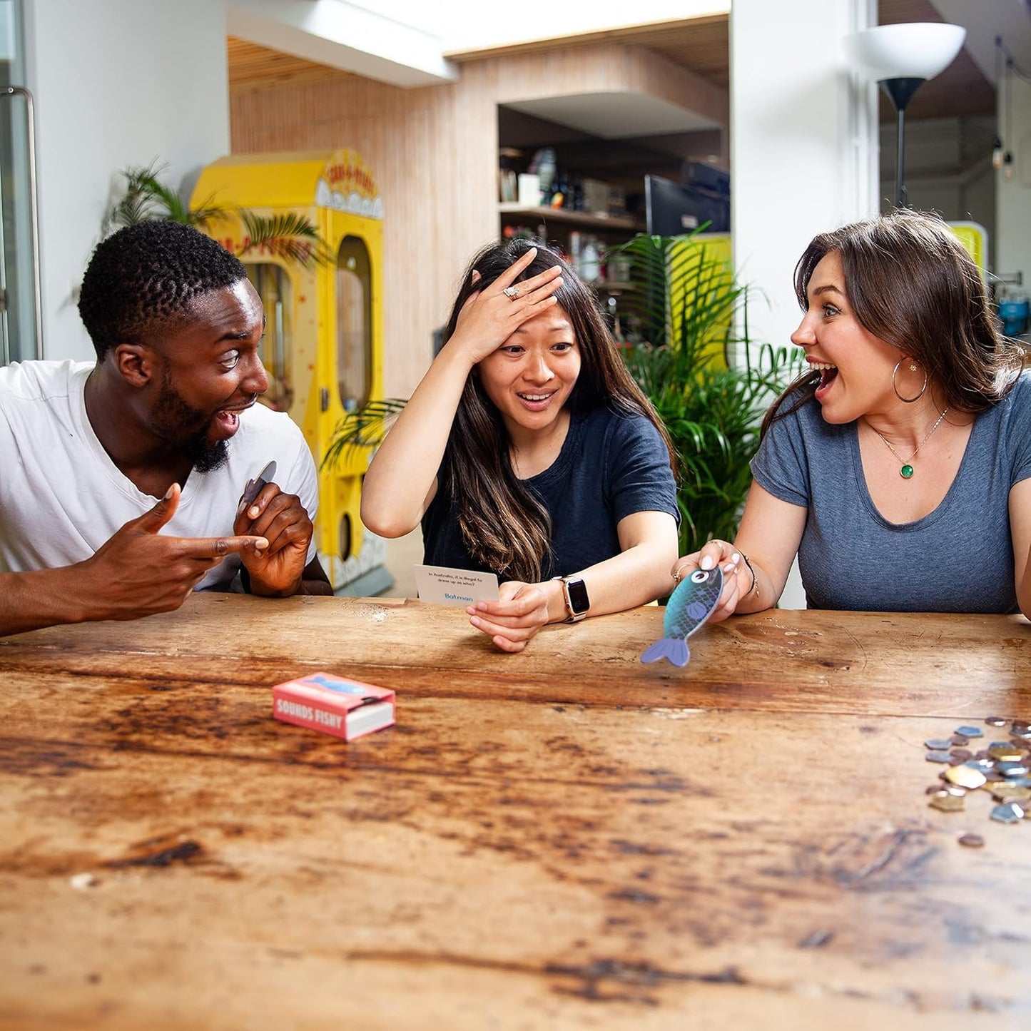 Big Potato Sounds Fishy Board Game: Bluffing Family Quiz for Kids 10+ | Fun Group Trivia