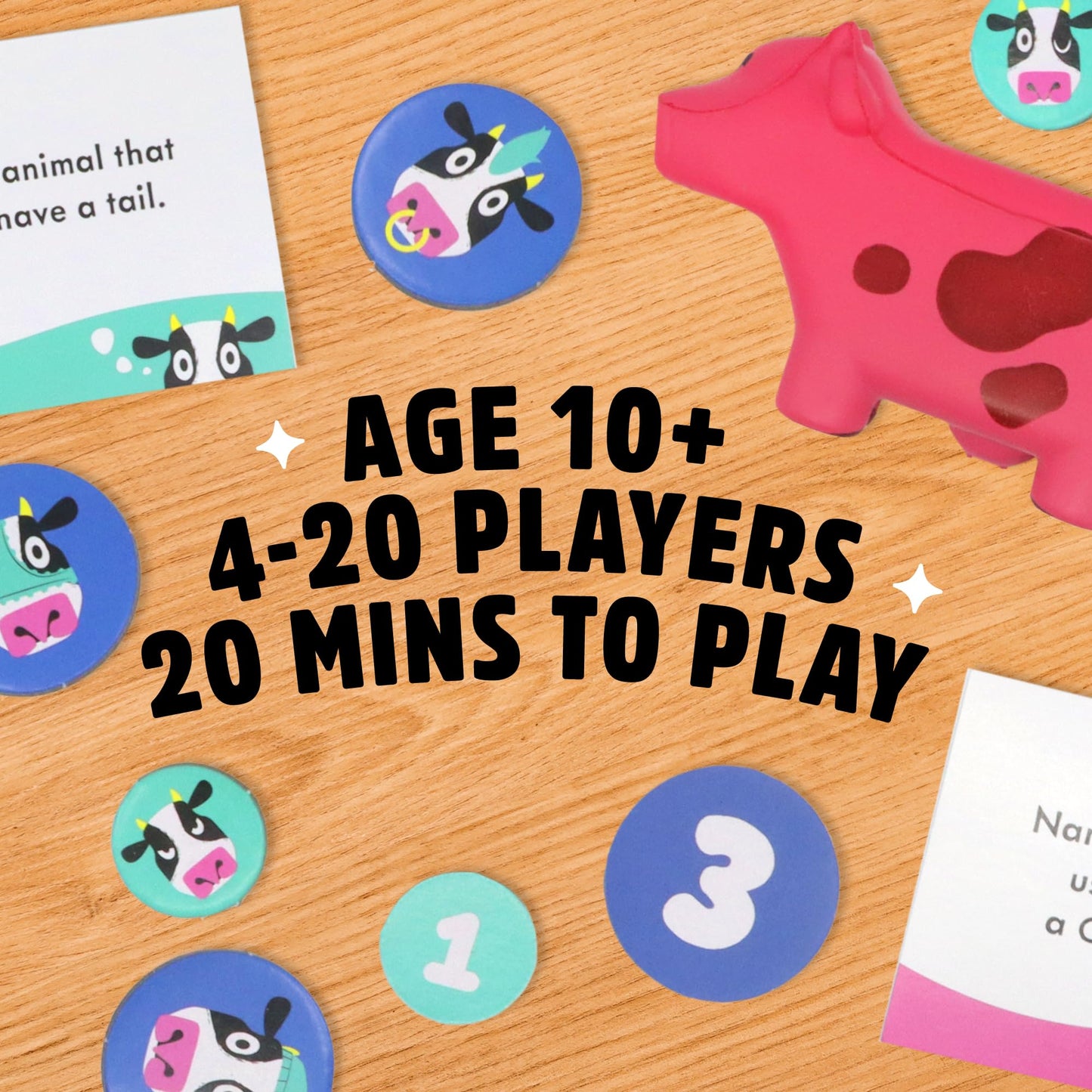Herd Mentality: Udderly Funny Family Board Game by Big Potato | 4-20 Players + 20 Extra Questions