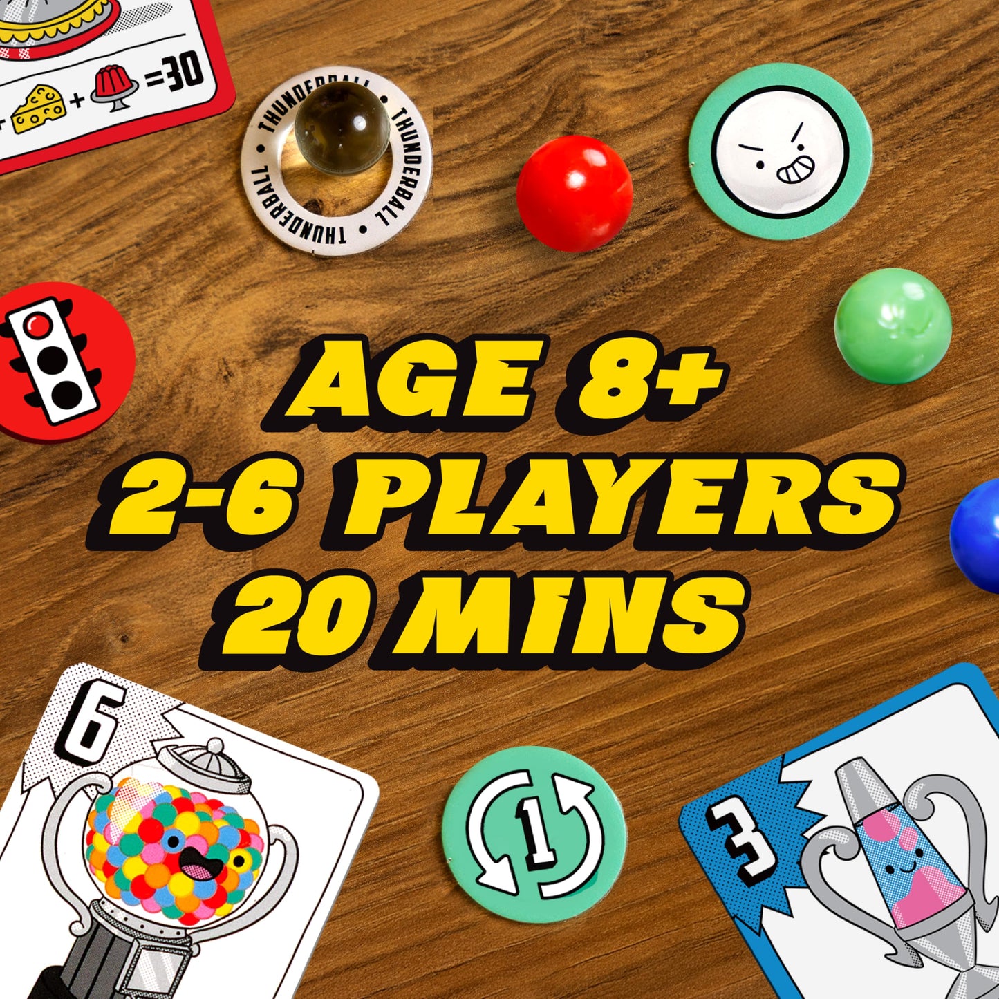 Whirly Derby by Big Potato – All-Action Marble Racing Game for 2-6 Players, Ages 8+