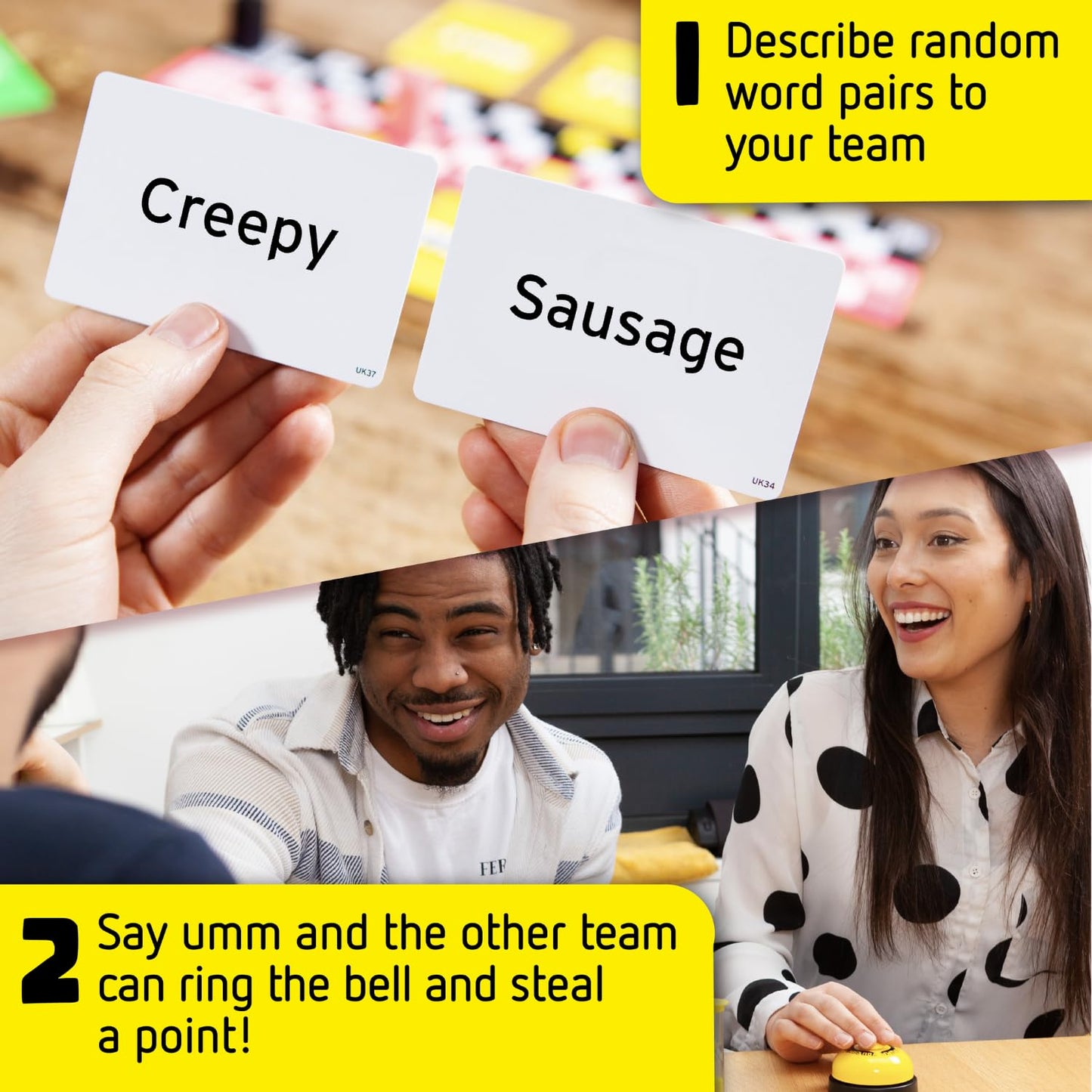 Big Potato You Can’t Say UMM: Fast-Paced Party Game for Family & Adults
