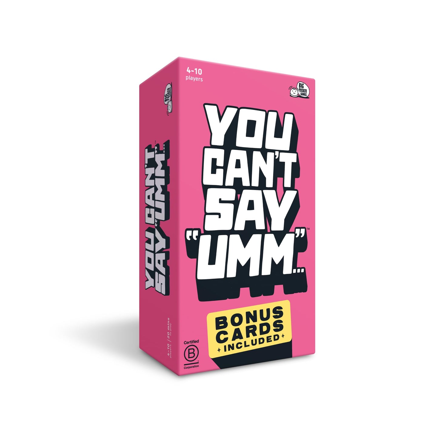 Big Potato You Can’t Say UMM: Fast-Paced Party Game for Family & Adults