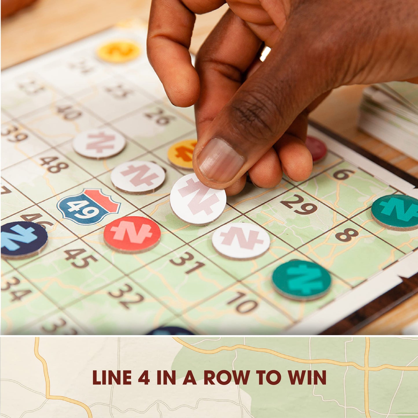 Big Potato Zillionaires Road Trip USA — Family Board Game for 2–5 Players