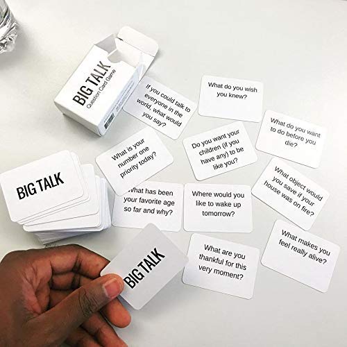 BIG TALK Conversation Starters – 88 Cards for Meaningful Connections & Icebreakers