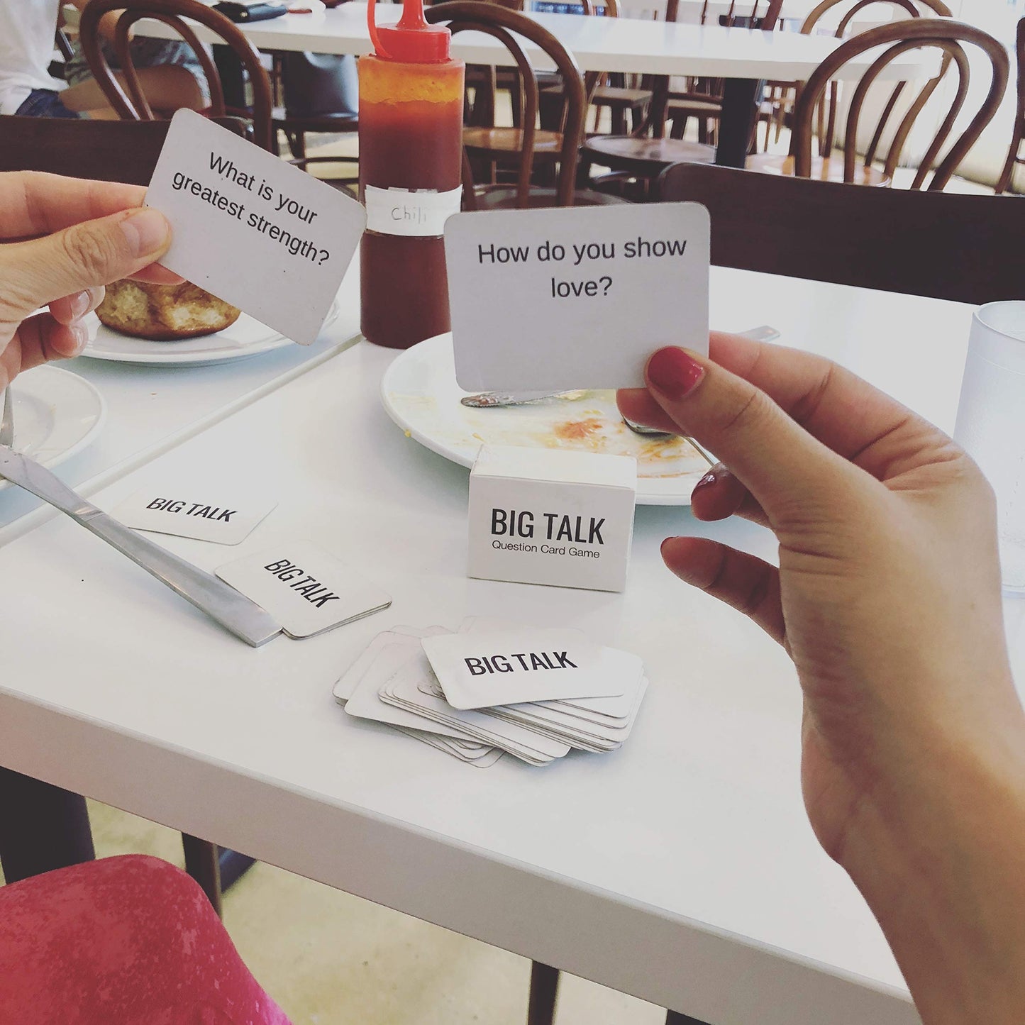 BIG TALK Conversation Starters – 88 Cards for Meaningful Connections & Icebreakers
